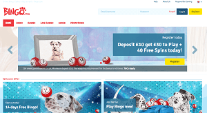 Bingo.com : Deposit 10£ play with 30£ Screenshot