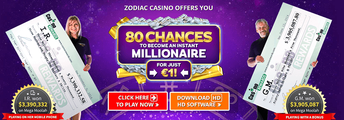 80 chance to become an instant millionnaire